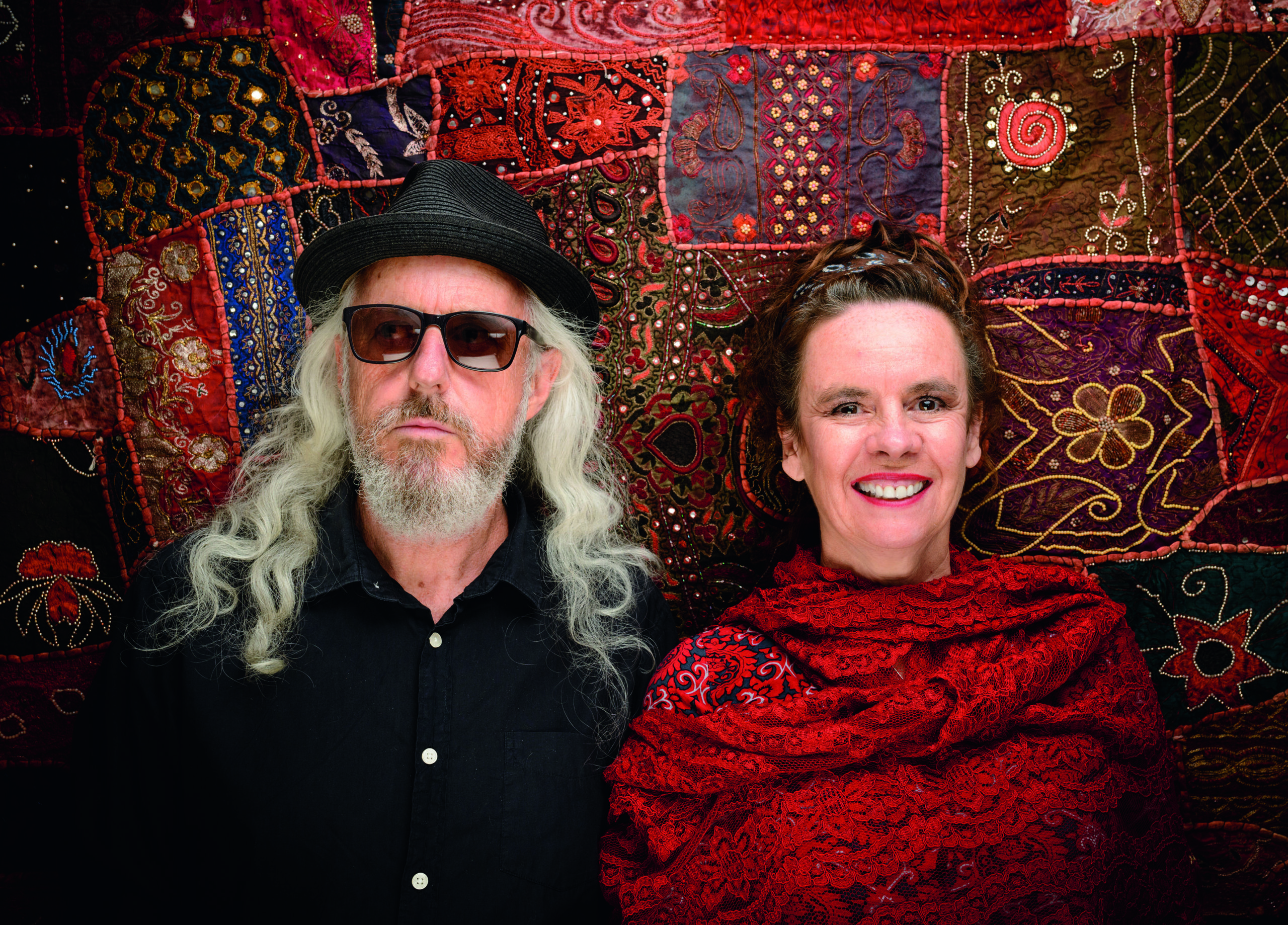 Nessi Tausendschön and William Mackenzie in their home in Cologne.